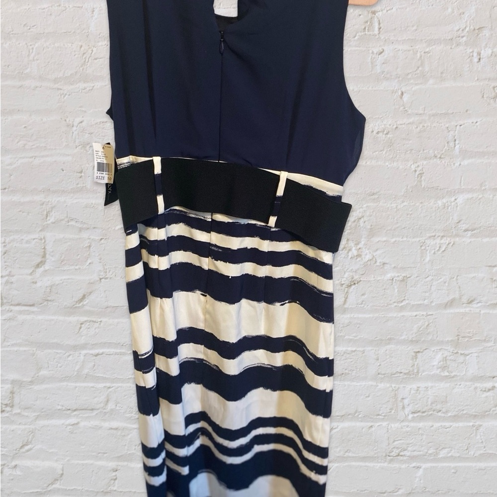 MWT ALYX Elegant Blue and White Striped Dress size 10